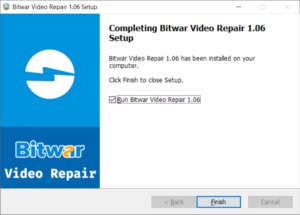 Get Started The Bitwar Video Repair - Bitwarsoft